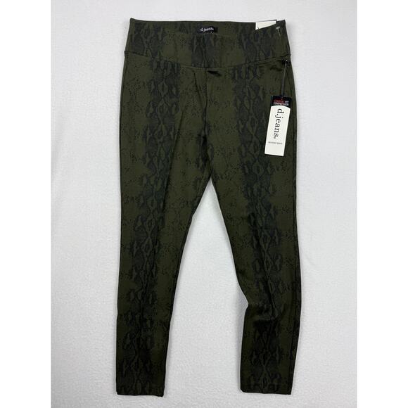 d. Jeans Women's Comfort‎ Fit Compression Pull On Stretch Pants Size 14 NWT - Picture 1 of 5
